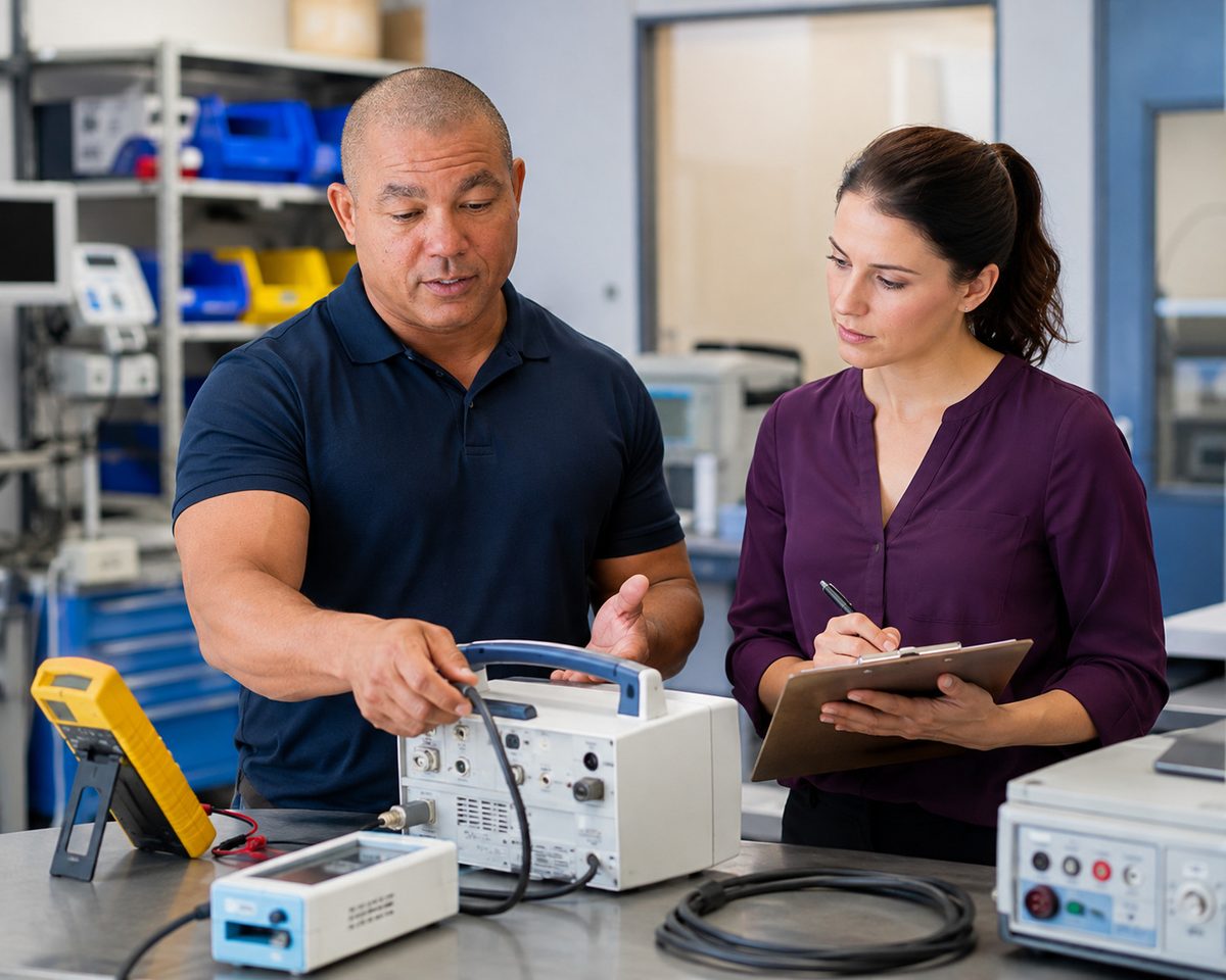 Devin Leads Biomedical Equipment Inspection Devin Leads Biomedical Equipment Inspection