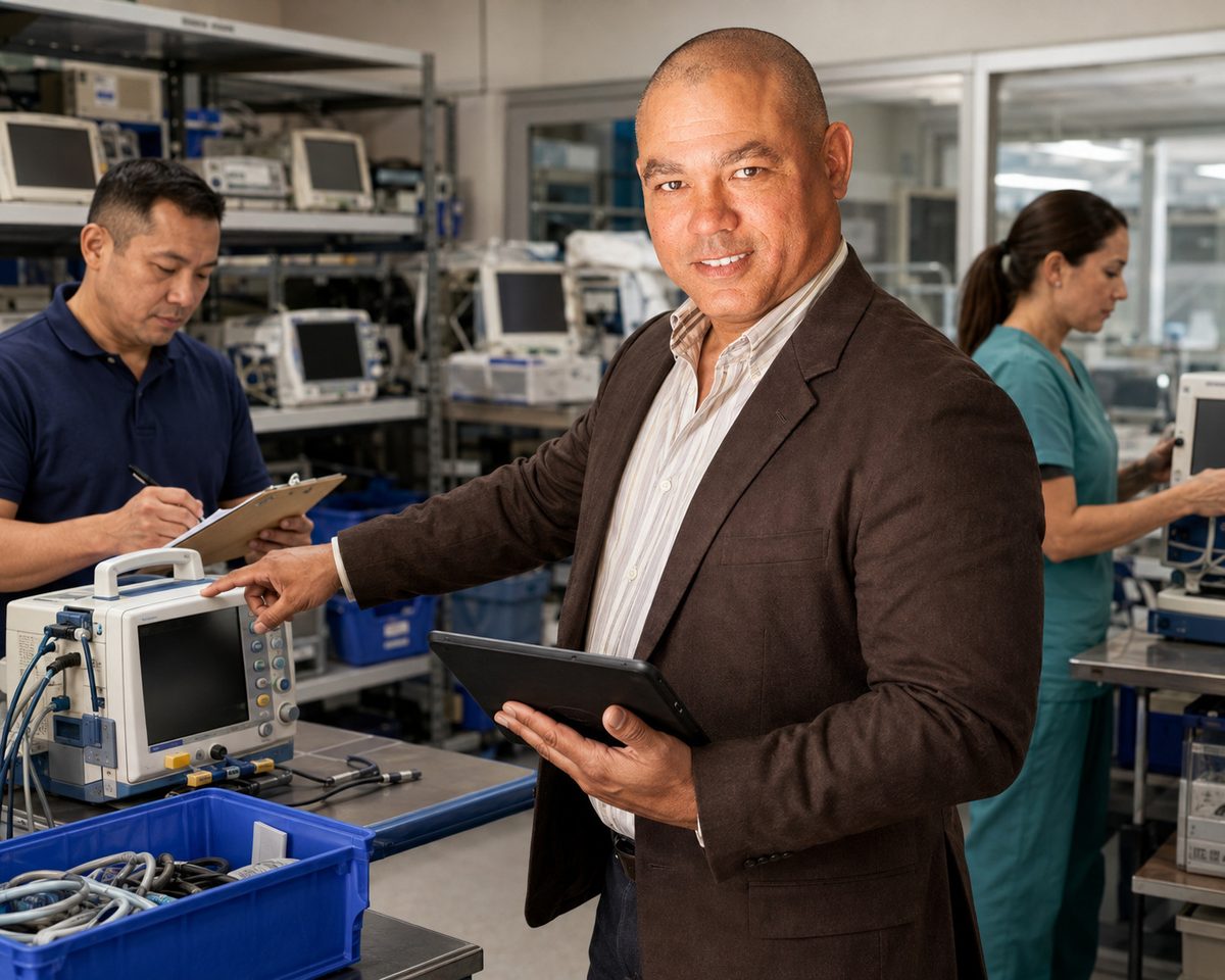 Devin Organizes Hospital Equipment Inventory